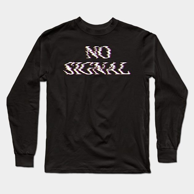 No signal glitch Long Sleeve T-Shirt by HBfunshirts